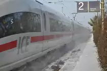 Winter bei der Bahn am 31.01.2010 in Voerde