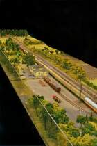  Modellbahnhof Kl.Kummerfeld,
 so sah der Bahnhof aus, als dieser sich noch in Betrieb befand.
 Heute Vereins Heim der Eisenbahn Freunde Mittelholstein (EFM)&
 Vereins-anlage.
