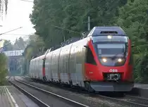 4024 136-6 f�hrt als REX 2174 von Wien FJB nach Sigmundsherberg, aufgenommen bei der Durchfahrt in Unter Kritzendorf. 07.10.10
