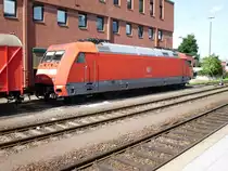 101 114 steht abgestellt am 14.09.2010 in Koblenz Hbf.