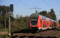 RE2 an der Viersener Anrufschranke. 10.10.10