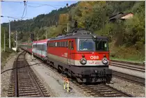 1142 673 f�hrt mit IC 538  Energie Klagenfurt Strom  von Lienz nach Wien Meidling. 
Thalheim 9.10.2010