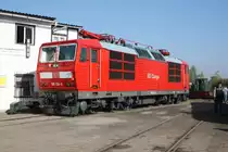 Am 09.und10.10.2010 fand im Eisenbahnmuseum Weimar der Saisonausklang statt.Mit dabei war  Kn�delpresse  180 014.10.10.2010.
