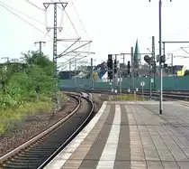 Hier zweigt das Signal einmal 60 km/h und halt am n�hsten Hauptsignal. Foto vom 30.09.2010.