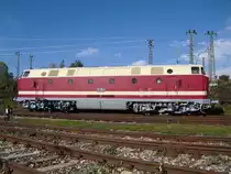 119 199-8 vom TEV Weimar, war am 09.10.10 im Bw Weimar zum V300 Treffen ausgestellt.