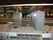 Die Nordseite vom Berliner Hbf im Modell im Ma�stab 1:87 ausgestellt im Berliner Hbf.Aufnahme vom 09.Oktober 2010.