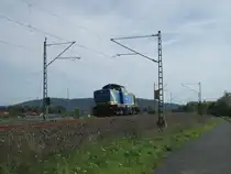 MWB V1251 ist am 8.10.10 solo bei Ha�lach(b. Kronach) Richtung Saalfeld unterwegs.