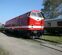 Am 09.und10.10.2010 fand im Eisenbahnmuseum Weimar der Saisonausklang statt.Mit dabei war 229 188.10.10.2010.