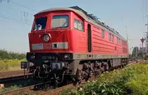 233 118 rangiert am 10.08.10 in Gro�korbetha. Die Lok stand da der Tf umsetzte.