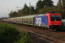 SBB Cargo 482 046-0 zieht am 3.10.10 einen S�uferzug durch D�sseldorf-Angermund