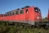 Die 140 792-3 stand am 11.10.2010 vor dem Werkstor vom Bender in Opladen.