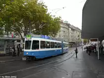 VBZ Nr. 2067 (Be 4/6 ''Tram 2000) am 5.10.10 beim Bellevue
