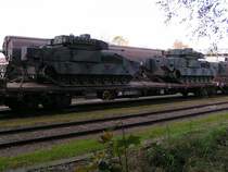 Rgs-uu mit Sch�tzenpanzer  ULAN  am Bhf. RIED i.I. 2005-10-20