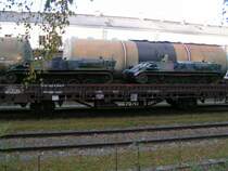 Laads (�BB) mit 2 SAURER-Sch�tzenpanzer Bhf. RIED i.I. 2005-10-19
