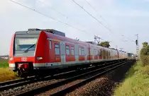 Mit 423 195-7 als Anhang f�hrt 423 757-4 aus dem Haltepunkt Allerheiligen aus um als S11 nach Bergisch Gladbach zu fahren. 18.10.2010