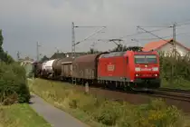 185 190-6 mit gem. Gz in Nauheim (bei Gro� Gerau) am 03.08.2010