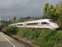 Ein Zwischenstopp am Nordbahnhof wurde eingelegt. Der ICE 518 nach Dortmund Hbf kam mir als erstes vor die Linse. (Stuttgart Nord, 19. Oktober 2010)