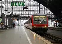628 499 mit RB 38 nach D�sseldorf Hbf mit Farbstift aufgeschrieben ....