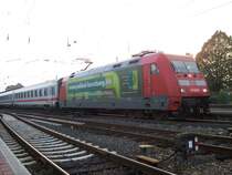 Br 101 029 mit IC 2276 am 20.10.2005 in Weinheim