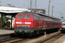 218 103-0 am Ende eines RE nach der Einfahrt in den Magdeburger Hbf
am 14.09.2005