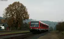 628 223- als RB 23618 (Marburg(Lahn)-Erndtebr�ck) in Sarnau 23.10.10