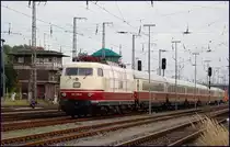 103 235-8 - Rangierfahrt im Hbf Stralsund. am 19.09.10 
