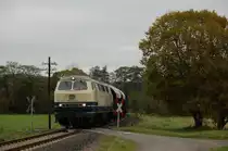 216 224 am 22.10.2010 mit G�terzug bei Carlsh�tte