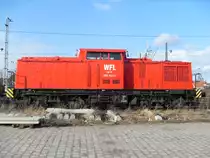 202 822 der WFL hat in Stendal Bauzugdienst
 DR 112 822-2