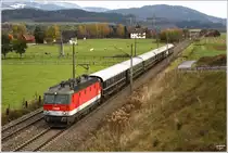 1144 274 f�hrt mit Sdz D 16331 Majestic Imperator von Wien FJBf nach Rijeka.  
St.Margarethen 26.10.2010