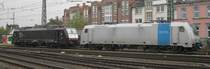 MRCE E189 109 und Railpool 185 684 abgestellt in Aachen Hbf.