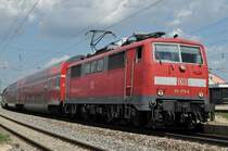 111 175 in Augsburg-Oberhausen am 25.05.2010 

