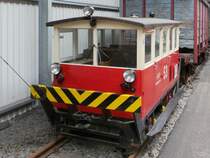 Motordraisine der Ruhrkohle AG in der Fahrzeughalle des Eisenbahnmuseums Bochum-Dahlhausen.


