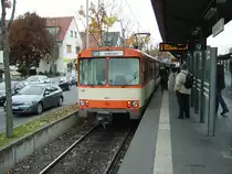 U2 Triebwagen der VGF in Enkheim am 30.10.10