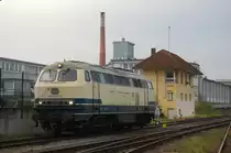 216 224 am 23.10.2010 beim Streckenfest der Kurhessenbahn in Frankenberg (Eder)