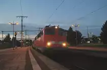 110 396-9 ist mit RE 14245 gegen 18:30 Uhr in Lehrte.