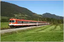 4010 009 der �GEG (�sterreichische Gesellschaft f�r Eisenbahngeschichte), f�hrt als Planstrom SDZ von Linz nach Bischofshofen. 
Aich-Assach 4.10.2010 
