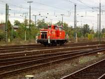 360 773 der EFW am 24.10.05 in Worms. Kurz zuvor fuhr die Ludmilla von Spitzke auch aus richtung Pfeddersheim kommend ein. 