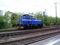 Hier die Unisped Diesellok am 24.10.05 in Worms beim rangieren.