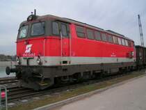 2043 025-2 w�hrend Verschubarbeiten Anschlu�bahn Hafen Ennsdorf (2005-10-25)