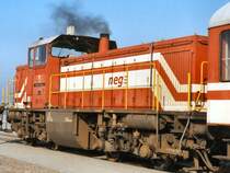 Lok DL2 der NEG in Dageb�ll Mole. 