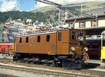 RhB - Ge 4/6 353 am 09.09.1994 in ST.MORITZ - STRECKEN-LOKOMOTIVE - �bernahme 24.07.1914 - SLM2433/MFO/RhB - 588 KW - Gewicht 59,00t - L�P 11,10m - zul�ssige Geschwindigkeit 55 km/h. Hinweis: �lteste betriebsf�hige elektrische Lokomotive der RhB
