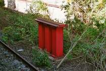 Pfeiler der �berfahrrampen um den Stablern/Hubwagen den direkten weg von einer zur anderen Halle/rampe zu erm�glichen......