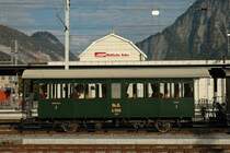 Wagen A 1102 der Traditionszug. Landquart 11.10.05