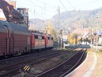 Doppeltraktion Br 151 durchf�hrt mit einem GZ Weinheim