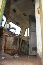 Die Führerstände der 3026 werden wahrscheinlich nicht mehr restauriert. Kantang Station am 25.Oktober 2010.

