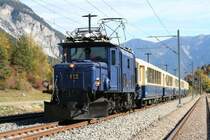 BAZ-Express (BaslerZeitung) in Domat-Ems (Ge 6/6 I 412)