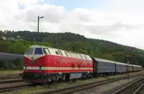 Dampflokfreunde Berlin e.V. 119 158-4 mit dem DPE 88574 nach Berlin-Sch�neweide Pbf, im Bf Meiningen; 04.09.2010