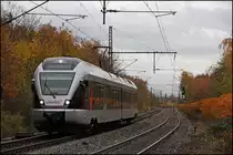 ET22006 erreicht als RB46  GL�CKAUF-Bahn  Bochum-Rimcke. (04.11.2010)