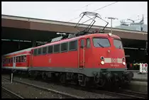 110 494 steht mit einem RE4 in D�sseldorf Hbf
