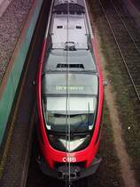 4024 036 von oben. Dieses Bild wurde am 25.10.2005 in Bregenz am Hauptbahnhof von der �berquerung aus gemacht.